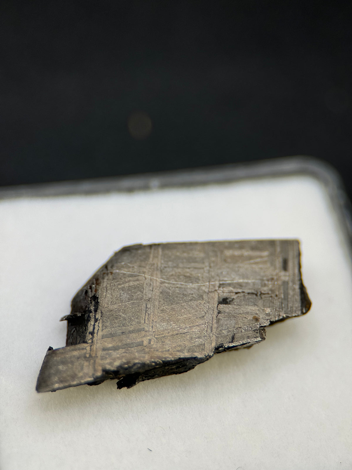 MUONIONALUSTA METEORITE, SWEDEN. DISPLAY BOX. 5,75 GRAMS.