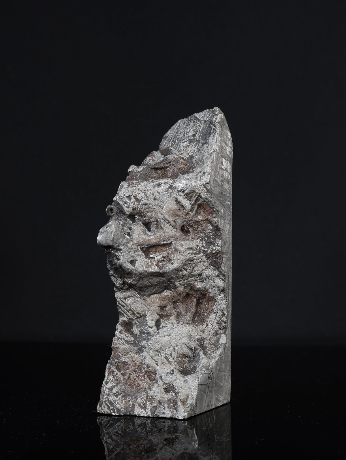 MUONIONALUSTA METEORITE, SWEDEN. 560 GRAMS END-CUT.