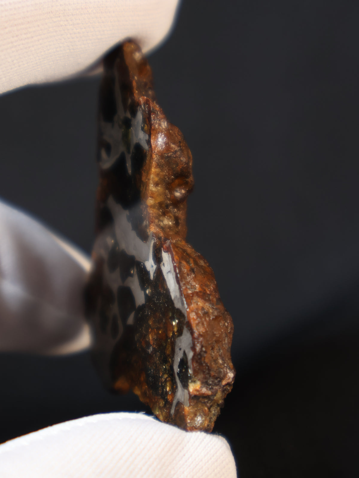 SEYMCHAN METEORITE, MAGADAN REGION, RUSSIA. 35,2 GRAMS END-CUT.