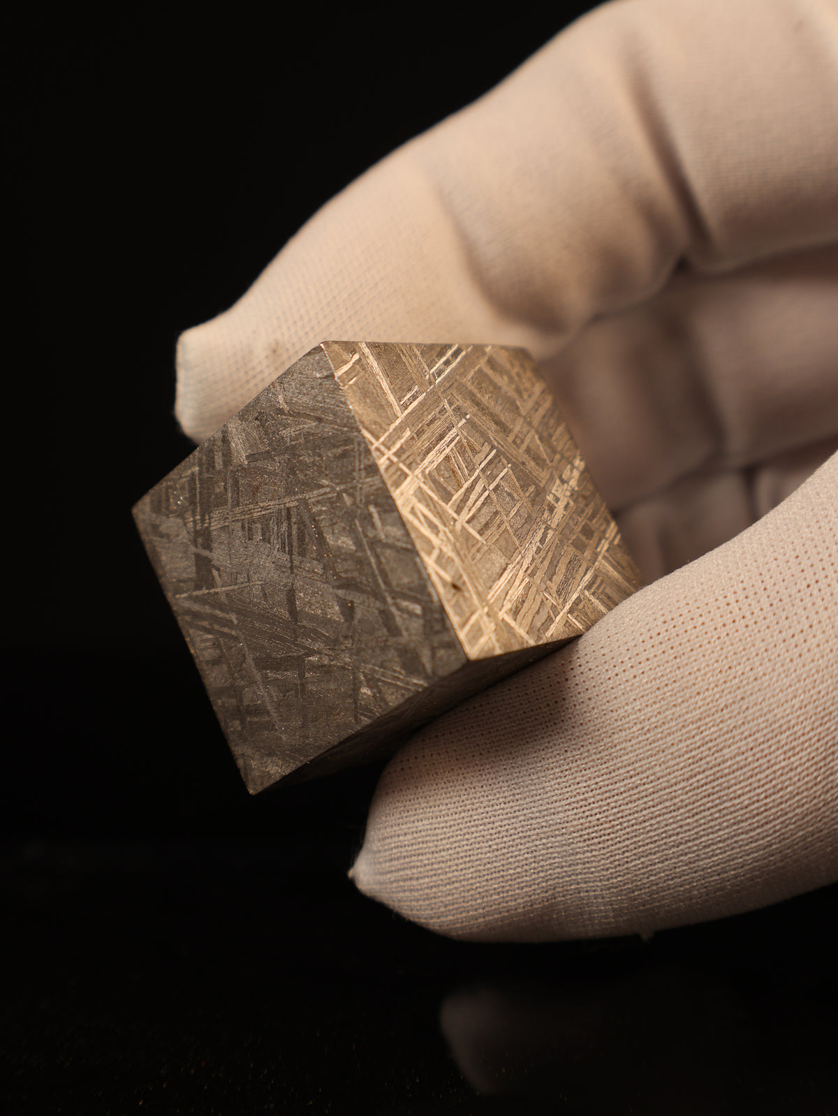 Muonionalusta meteorite cube, Sweden.