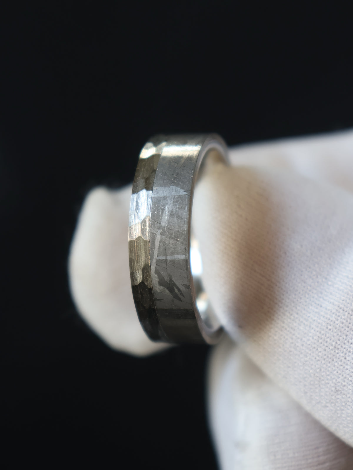 Andromeda - Muonionalusta Meteorite & Stainless Steel