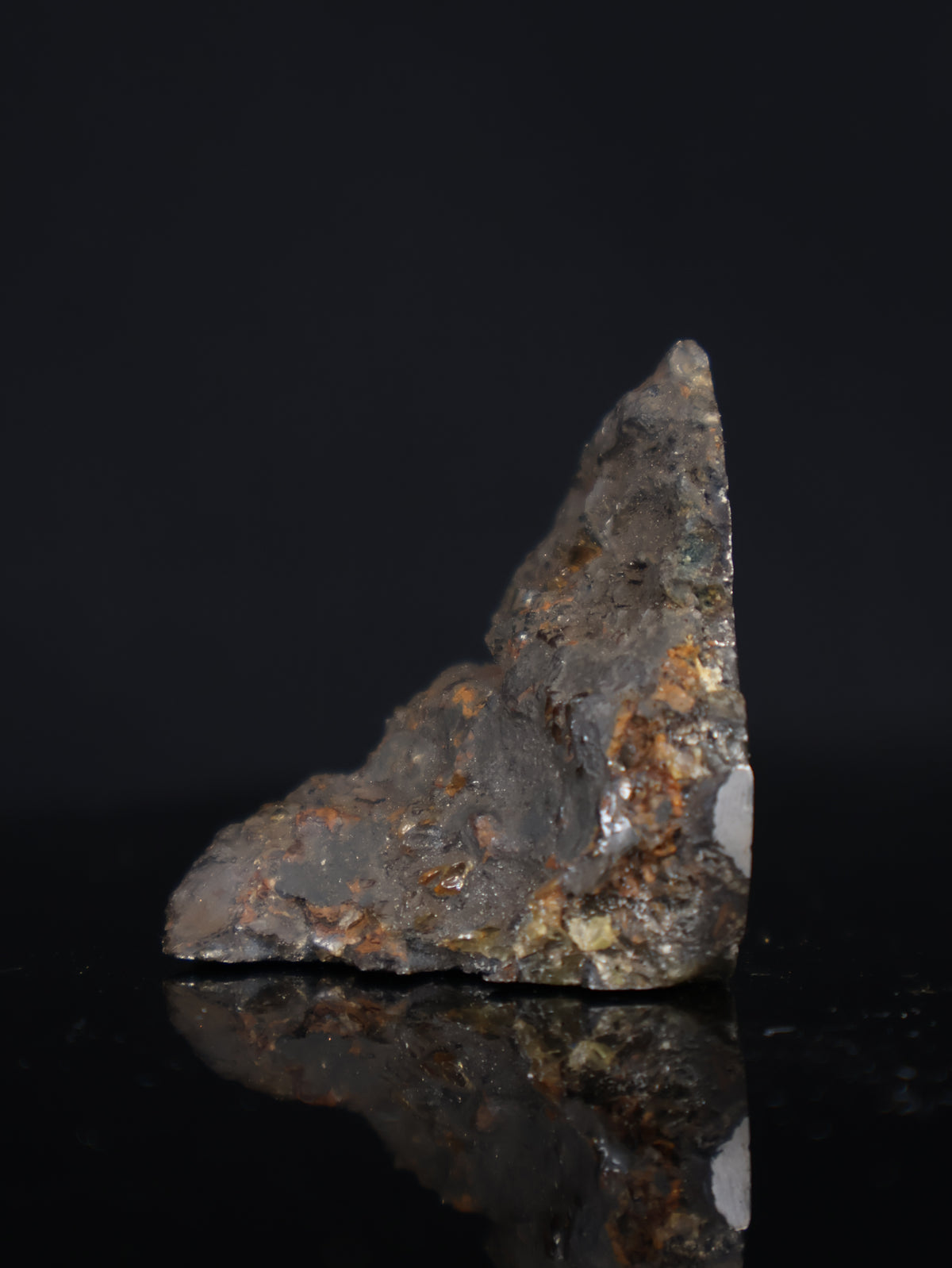 Seymchan meteorite, Russia. 44 grams end-cut.