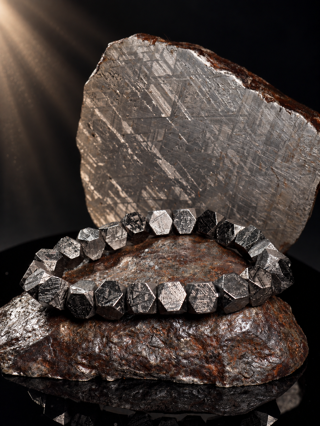 MUONIONALUSTA METEORITE DARK CORE BRACELET