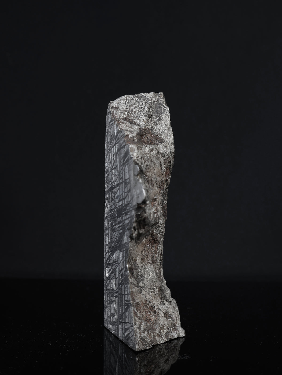 MUONIONALUSTA METEORITE, SWEDEN. 560 GRAMS END-CUT.