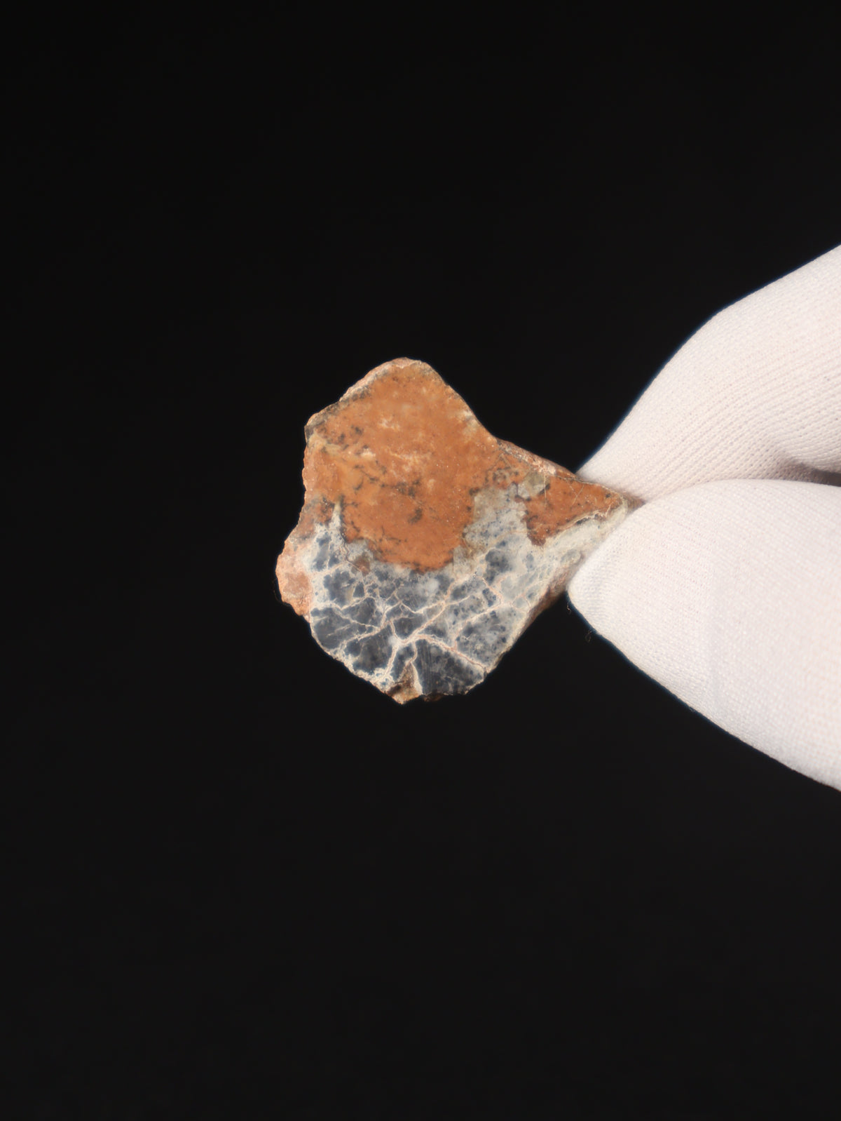 Lunar meteorite, Bechar 003, Algeria. 9,08 grams end-cut.