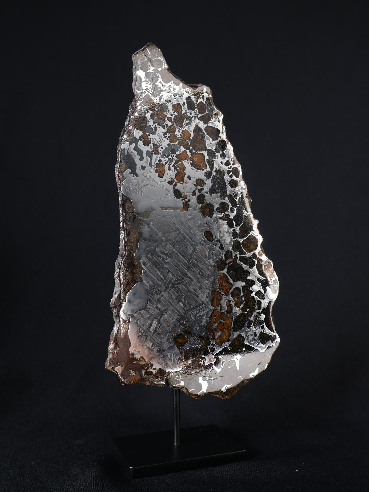 SEYMCHAN METEORITE, MAGADAN REGION, RUSSIA. 162,20 GRAMS SLICE.