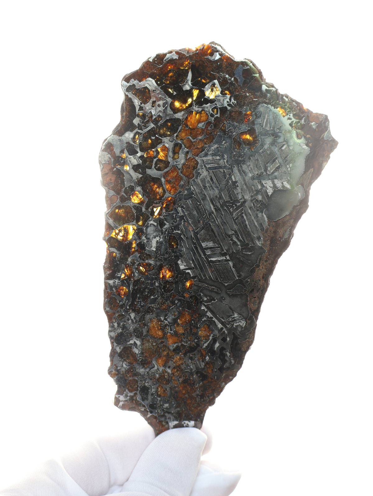 SEYMCHAN METEORITE, MAGADAN REGION, RUSSIA. 162,20 GRAMS SLICE.