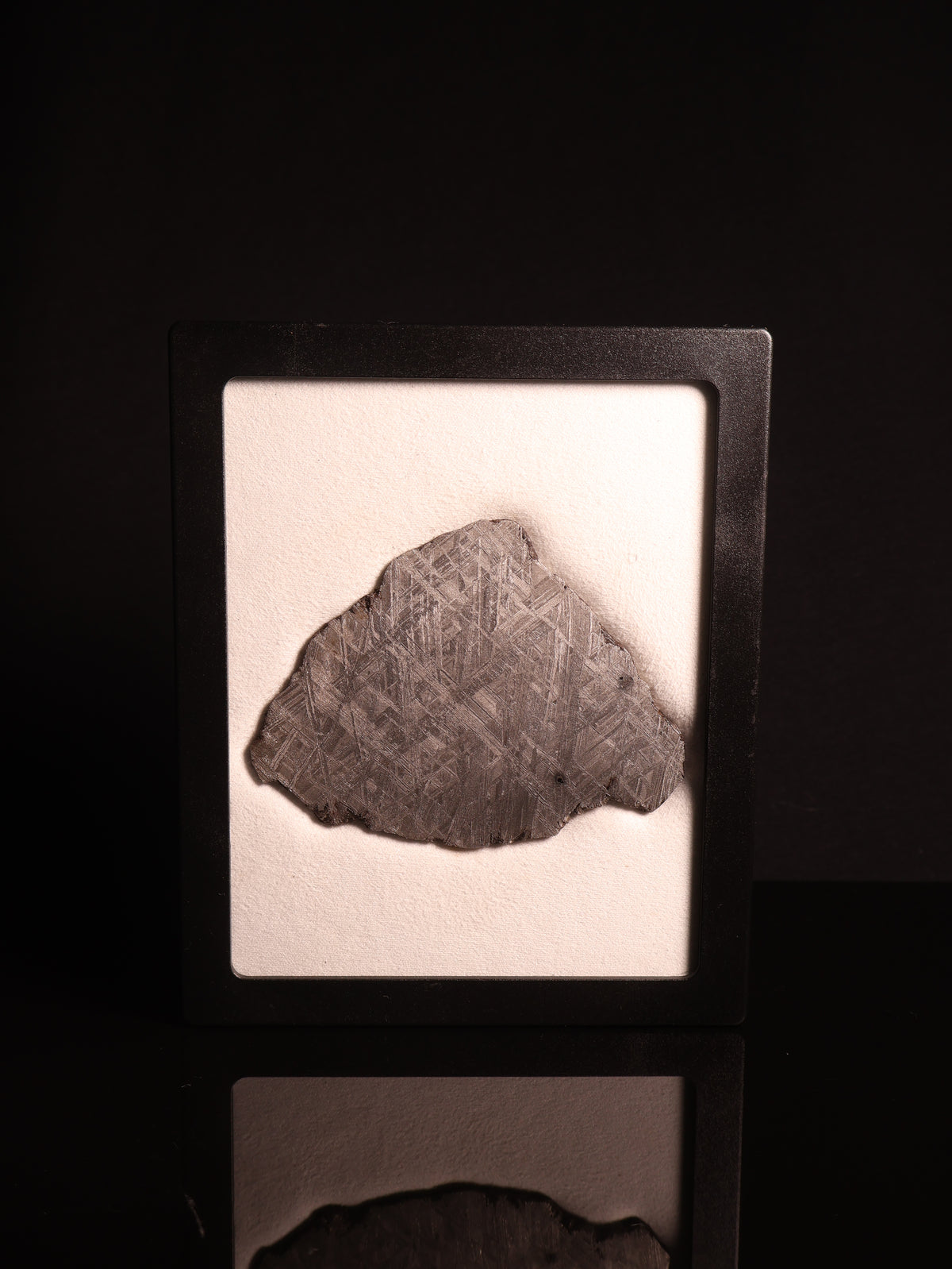Muonionalusta meteorite, Sweden. 91,30 grams slice.