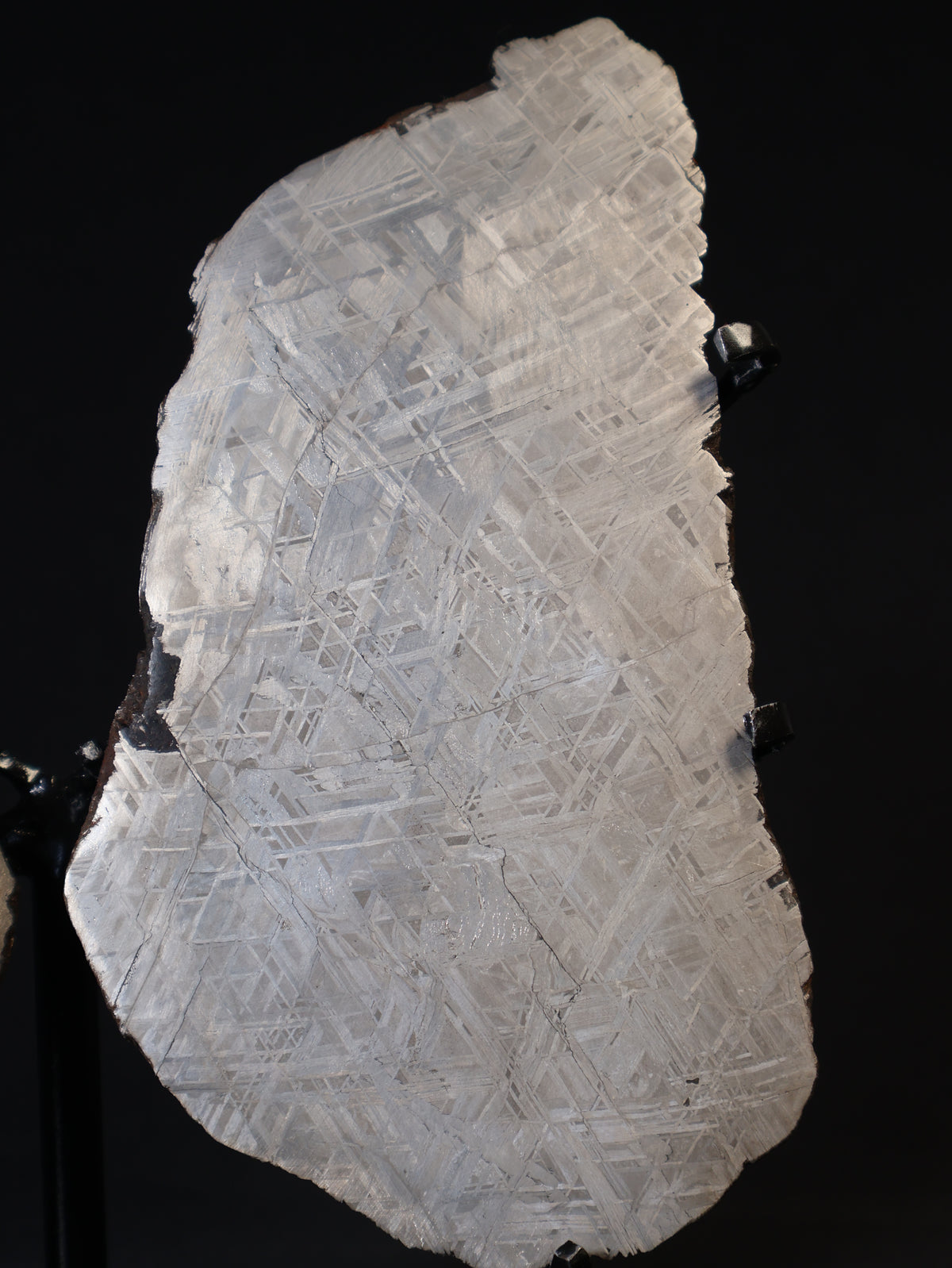 'COSMIC LUNGS' MUONIONALUSTA METEORITE, SWEDEN. FULL METEORITE IN TWO HALVES 1.950 GRAMS