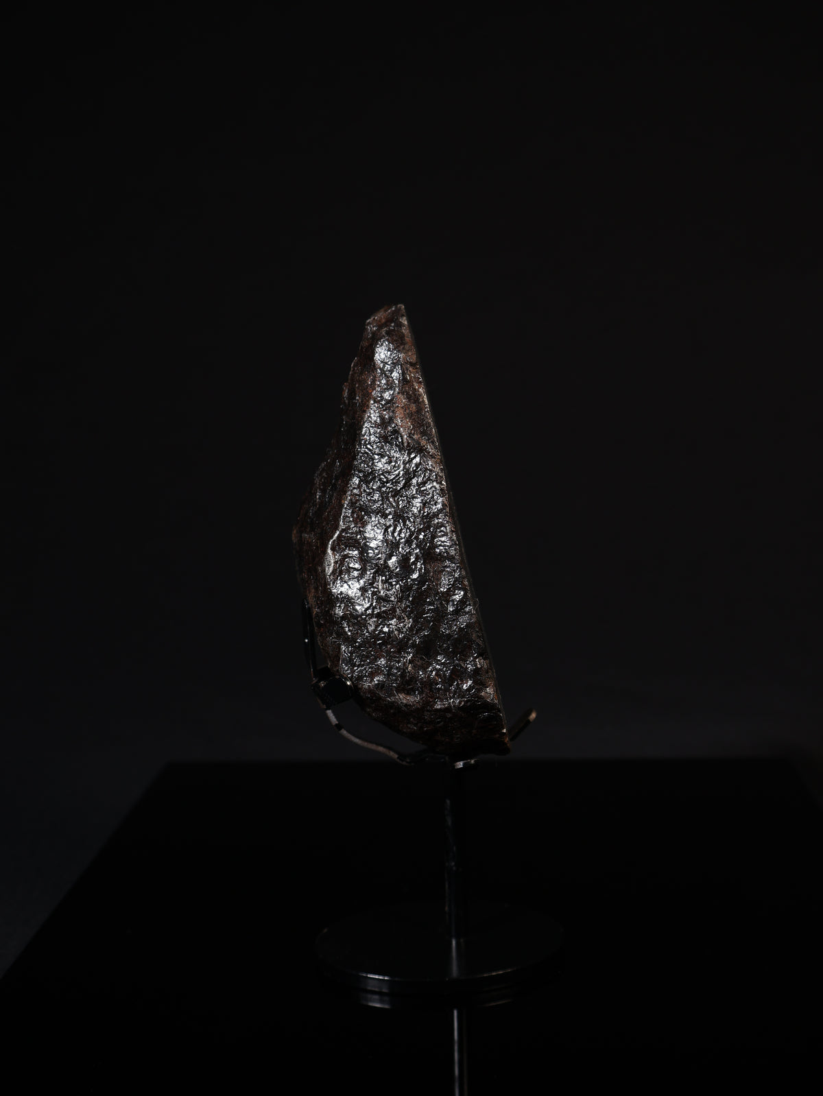 MUONIONALUSTA METEORITE, SWEDEN. 887 GRAMS END-CUT.