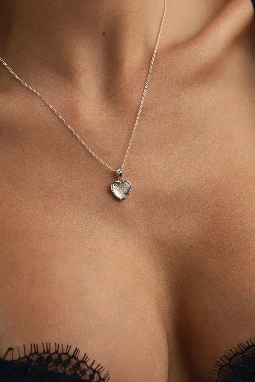 Meteorite Heart Jewelry Set
