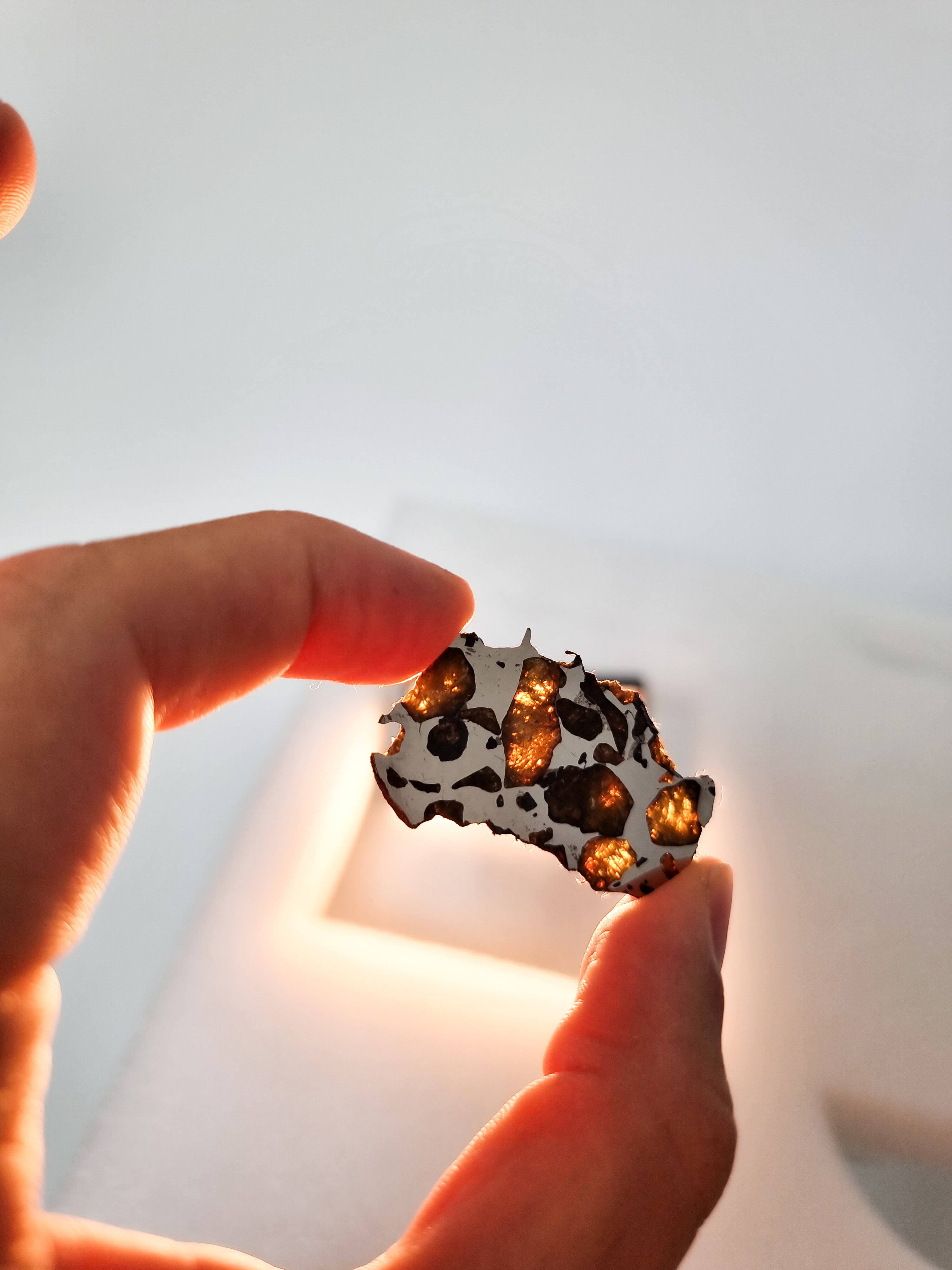 Imilac Pallasite meteorite, Chile. 9g