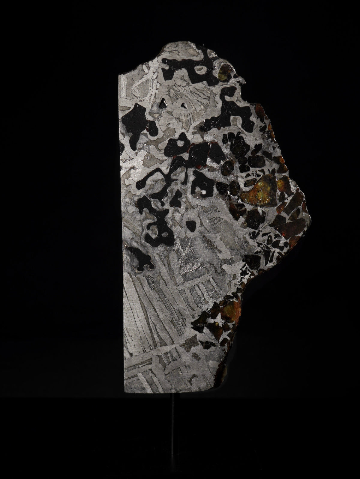 SEYMCHAN METEORITE, MAGADAN REGION, RUSSIA. 84 GRAMS SLICE.
