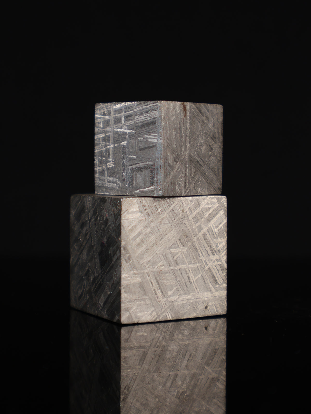 Muonionalusta meteorite cube, Sweden.