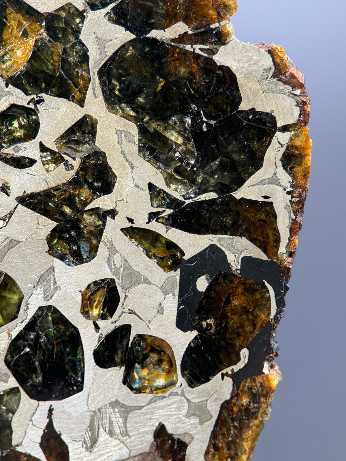 SEYMCHAN METEORITE, MAGADAN REGION, RUSSIA. 96 GRAMS END-CUT.