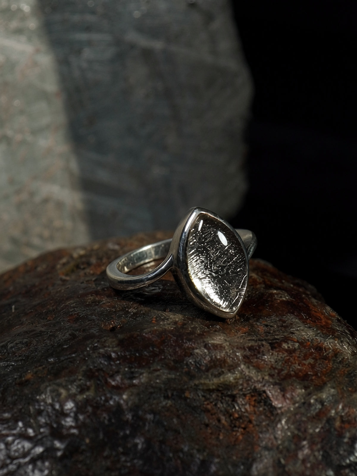 Muonionalusta Meteorite Cosmic Eye Ring