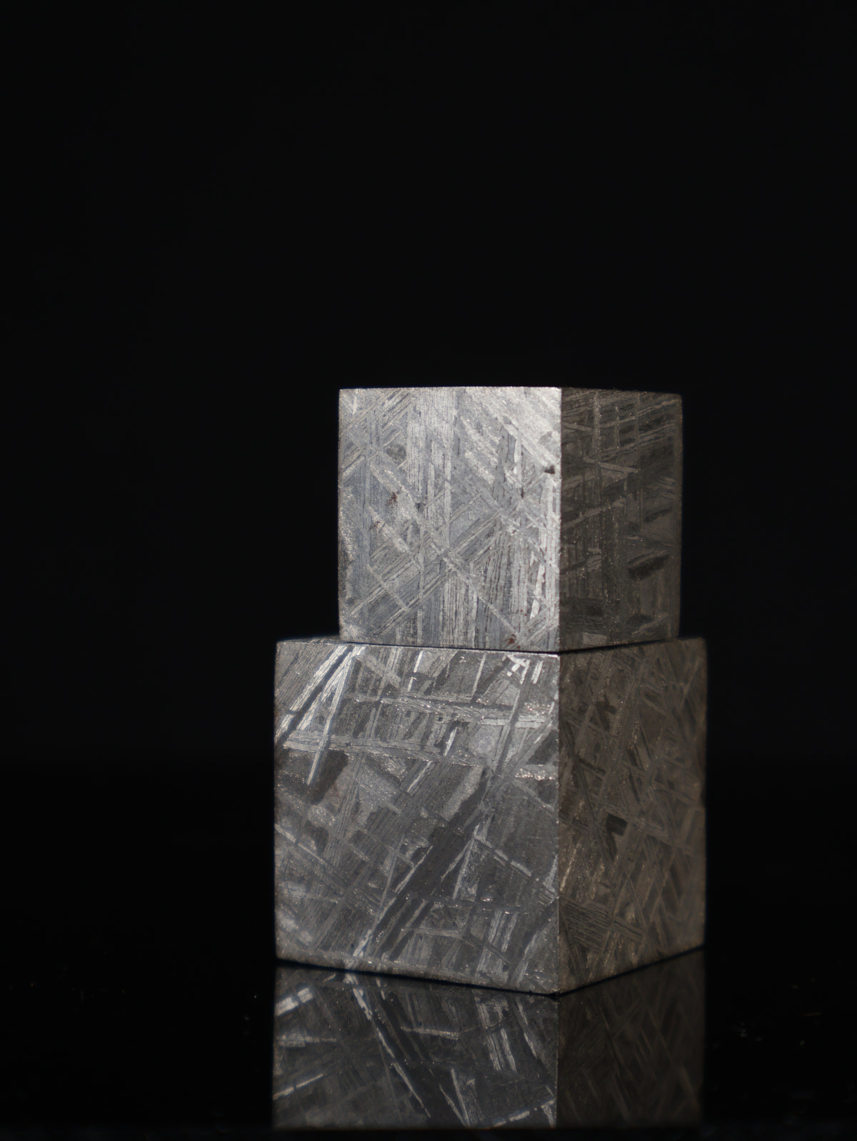 Muonionalusta meteorite cube, Sweden.