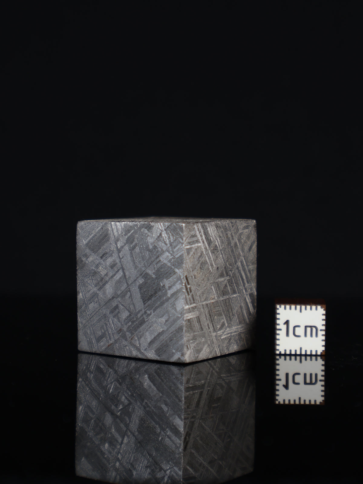 Muonionalusta meteorite cube, Sweden.