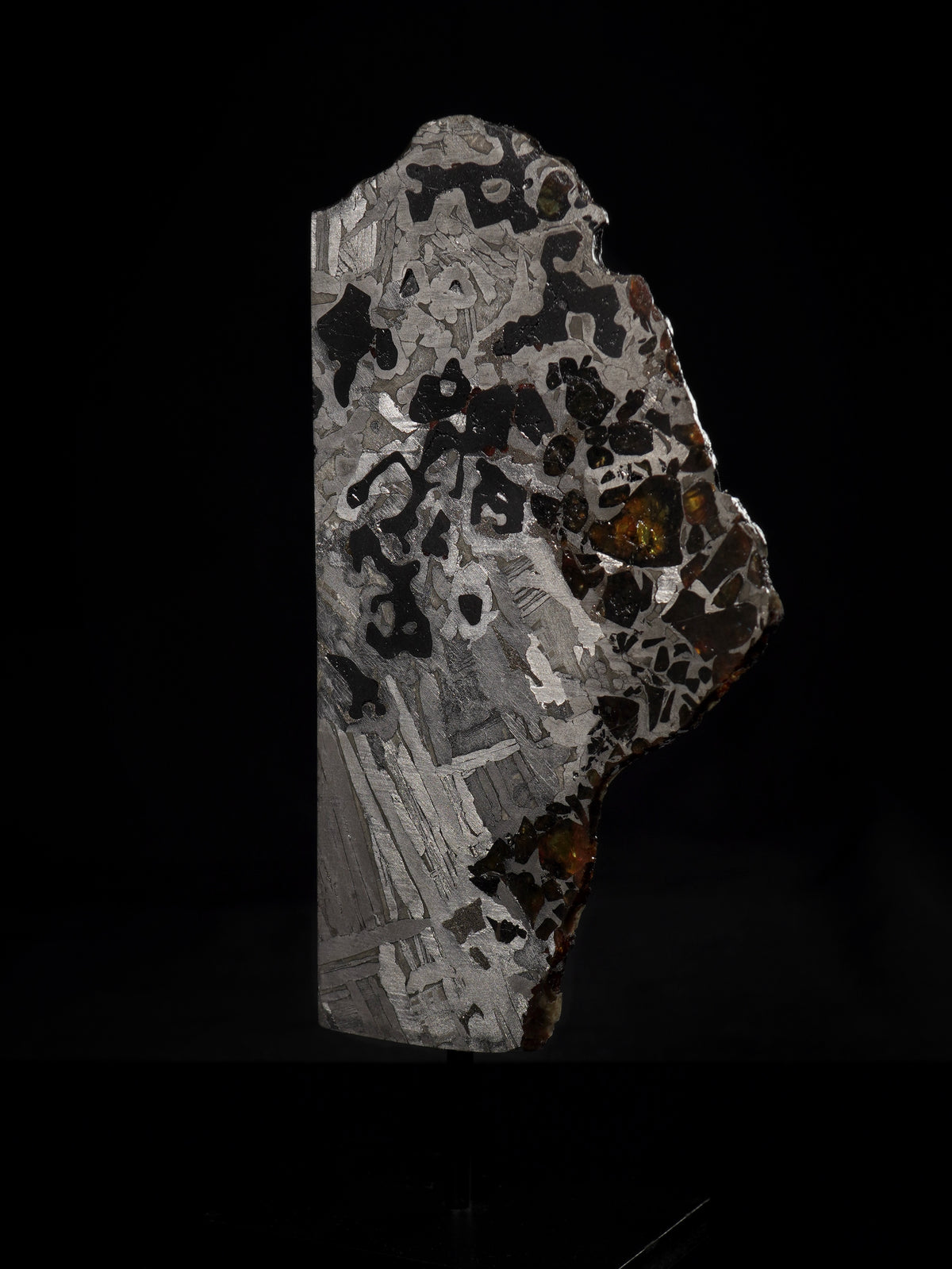 SEYMCHAN METEORITE, MAGADAN REGION, RUSSIA. 84 GRAMS SLICE.