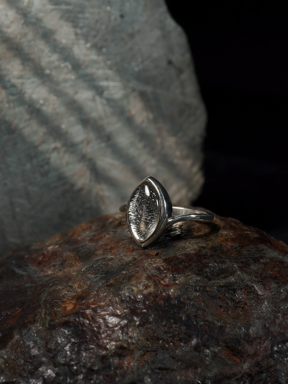 Muonionalusta Meteorite Cosmic Eye Ring