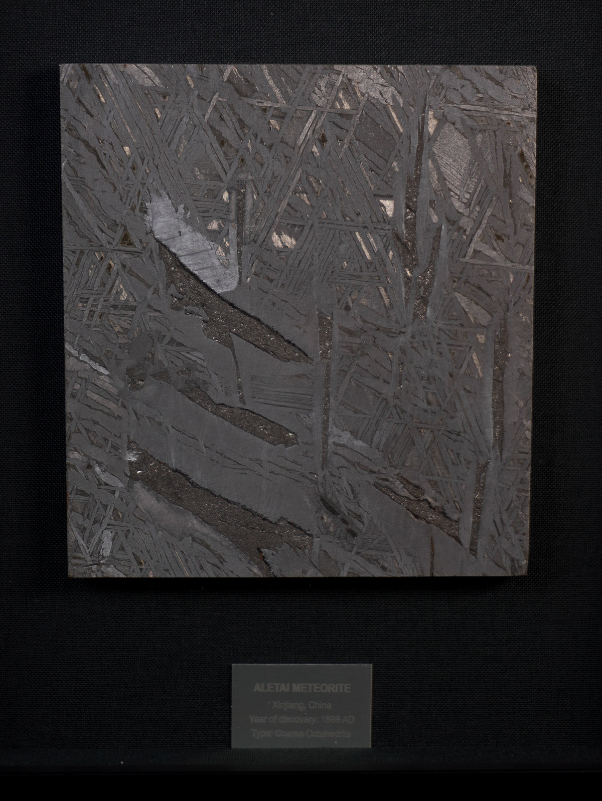 Aletai Meteorite Framed slice – 410 g
