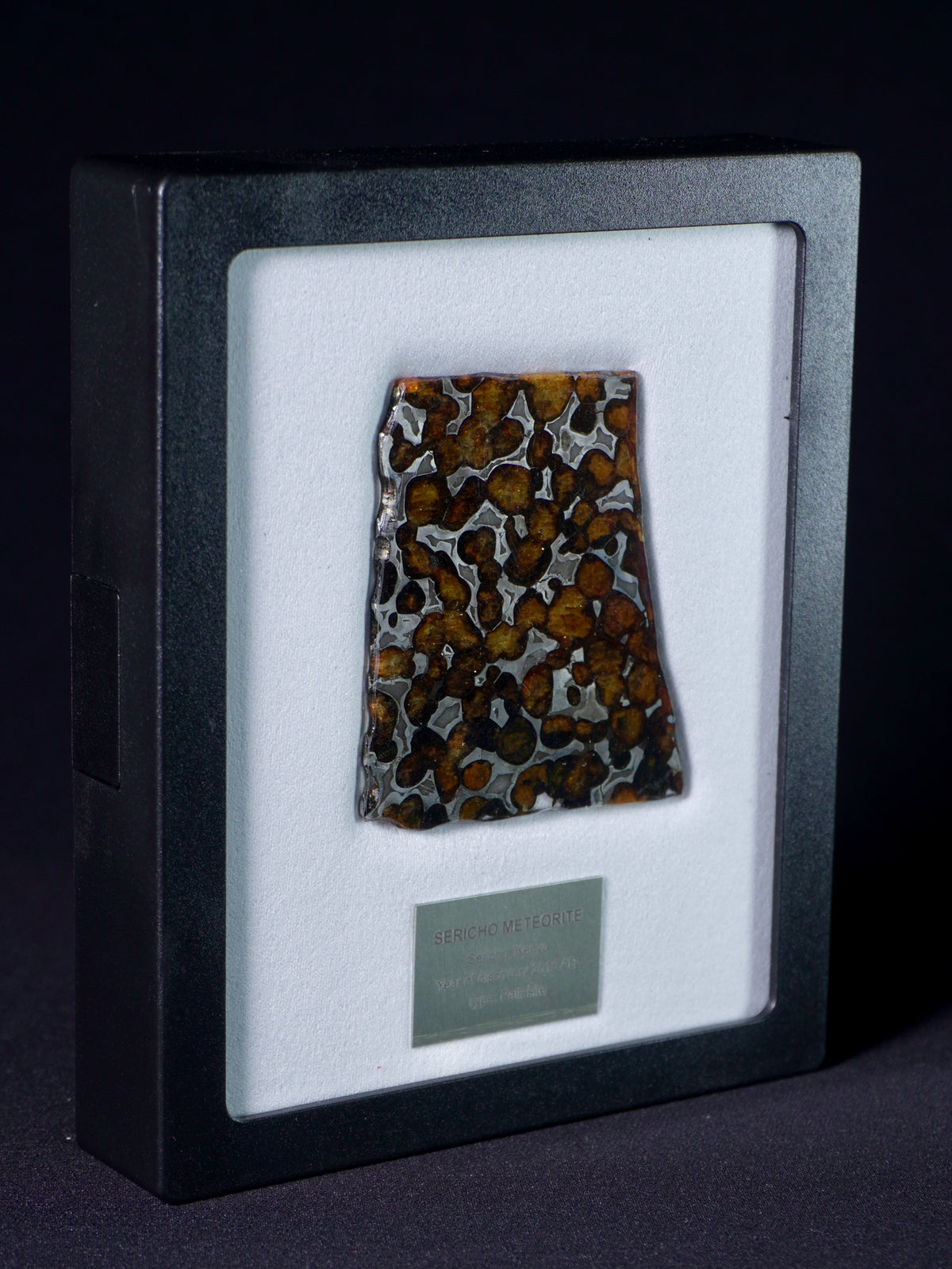 SERICHO METEORITE, KENYA.  22.84 GRAMS SLICE