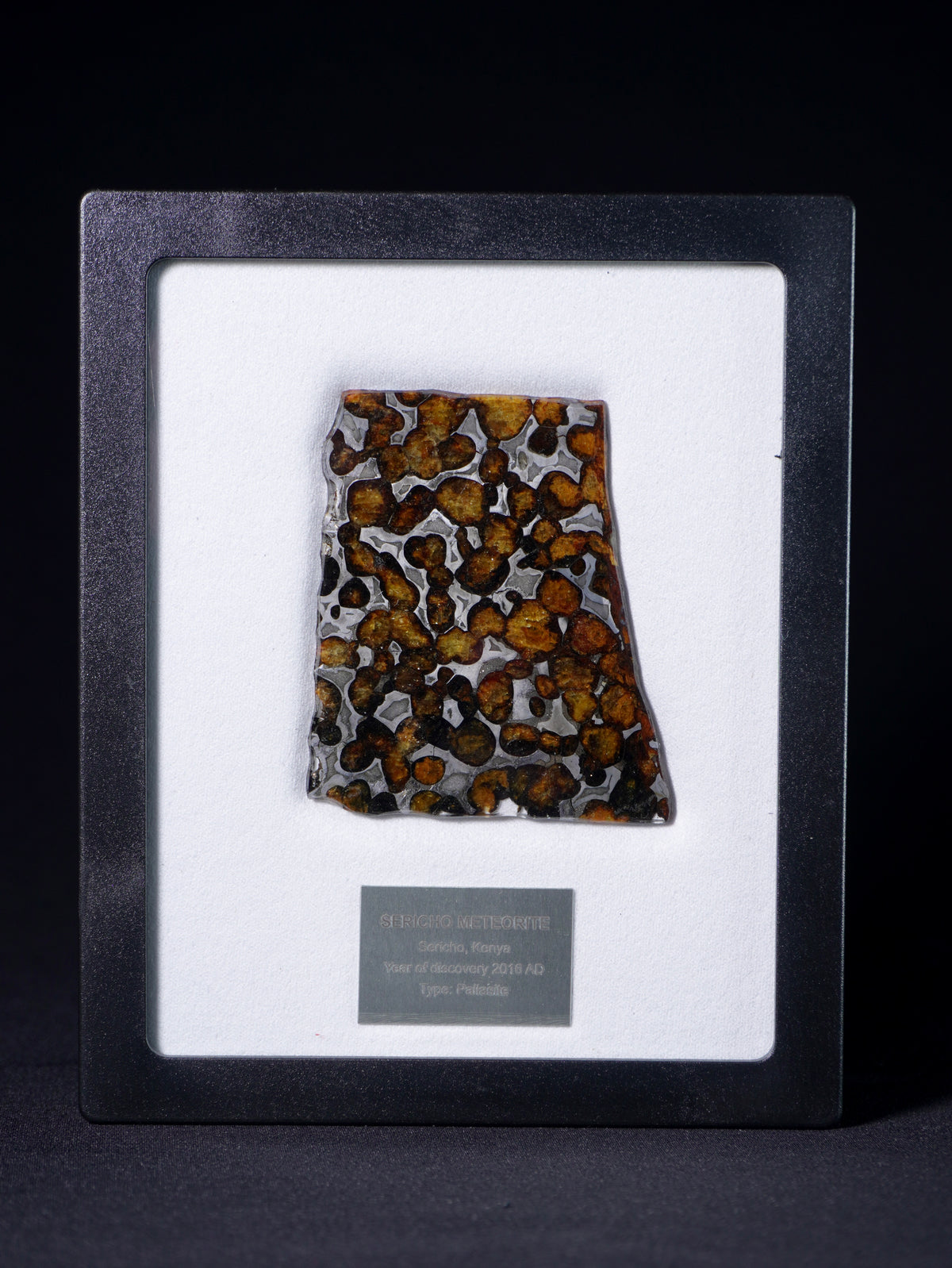 SERICHO METEORITE, KENYA.  22.84 GRAMS SLICE