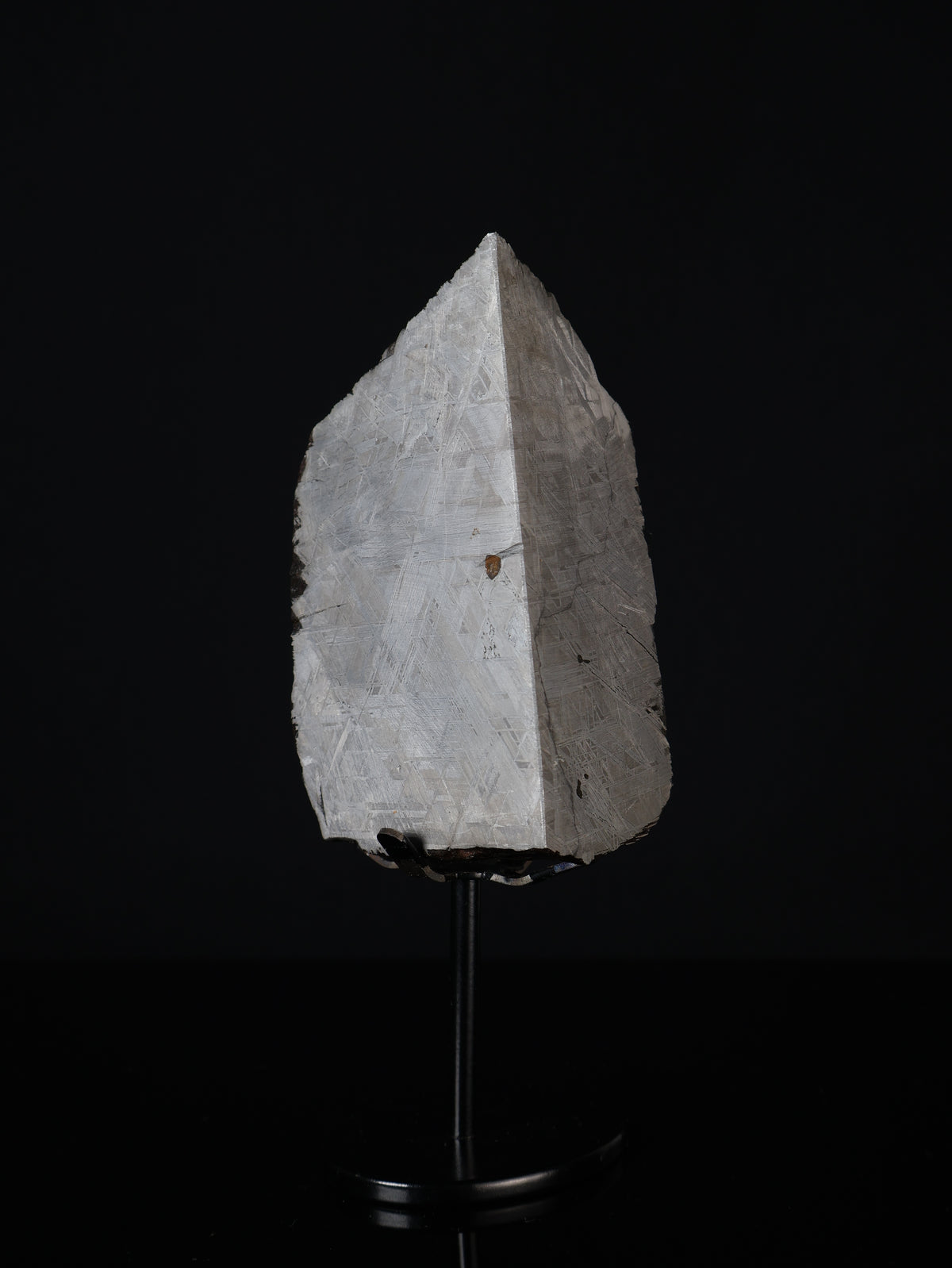 MUONIONALUSTA METEORITE, SWEDEN. 830 GRAMS END-CUT.
