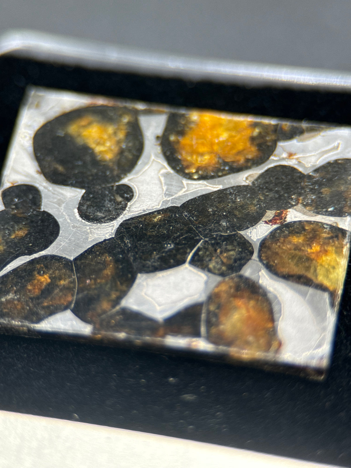 SERICHO METEORITE, KENYA. DISPLAY BOX. 5 GRAMS.