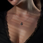Moldavite Clover Pendant