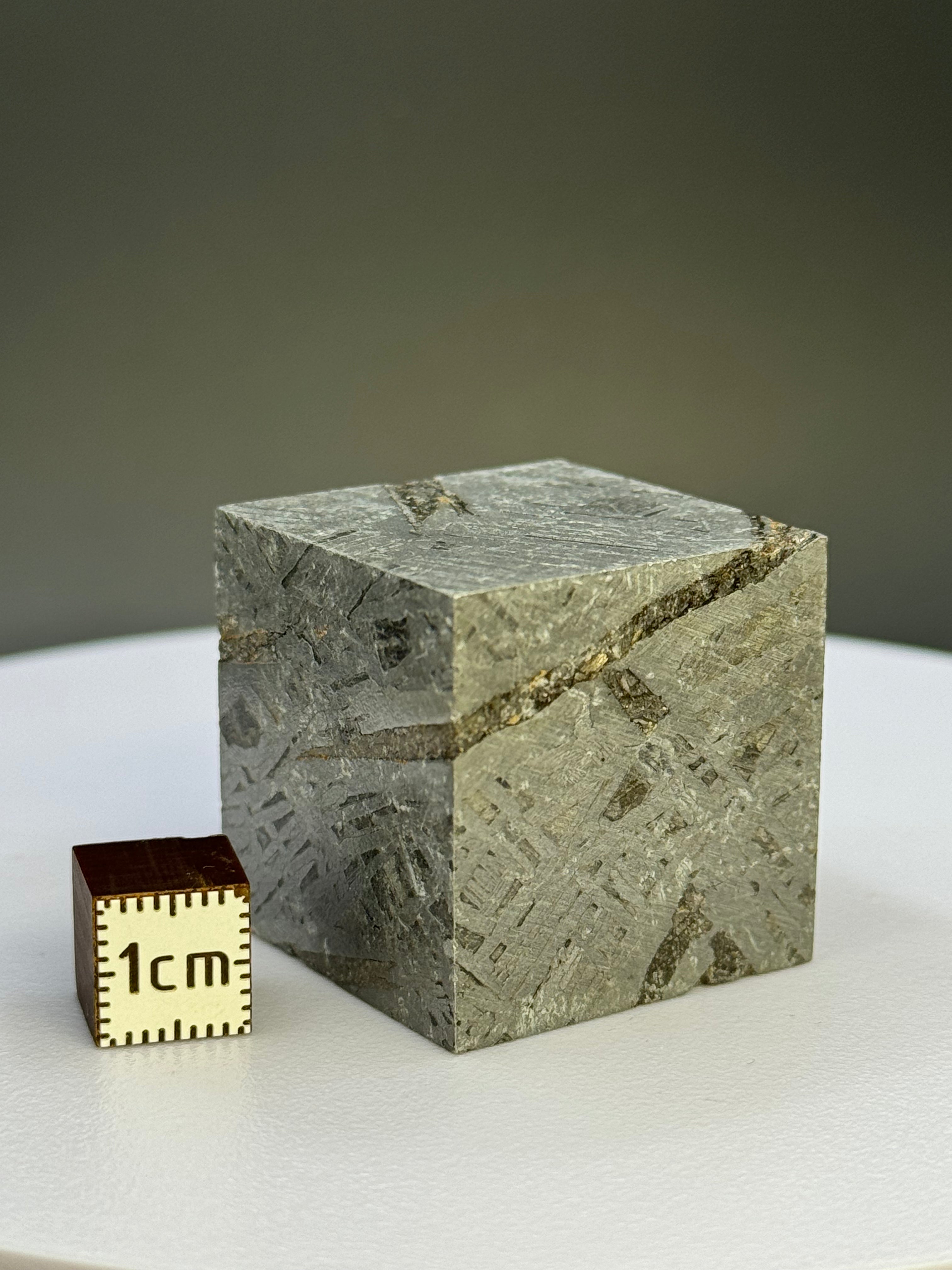 Aletai Meteorite cube, Gobi Desert, China.