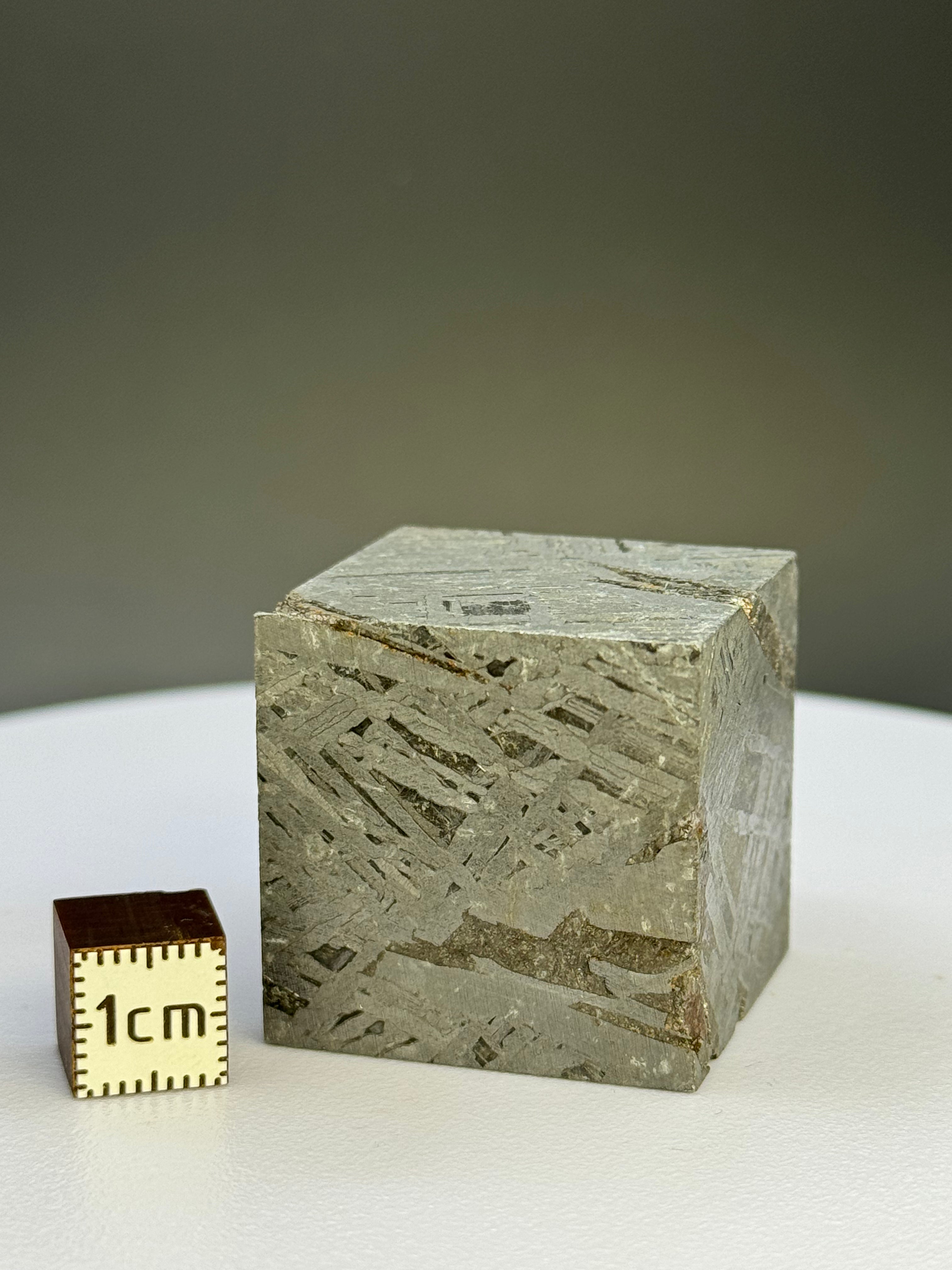 Aletai Meteorite cube, Gobi Desert, China.