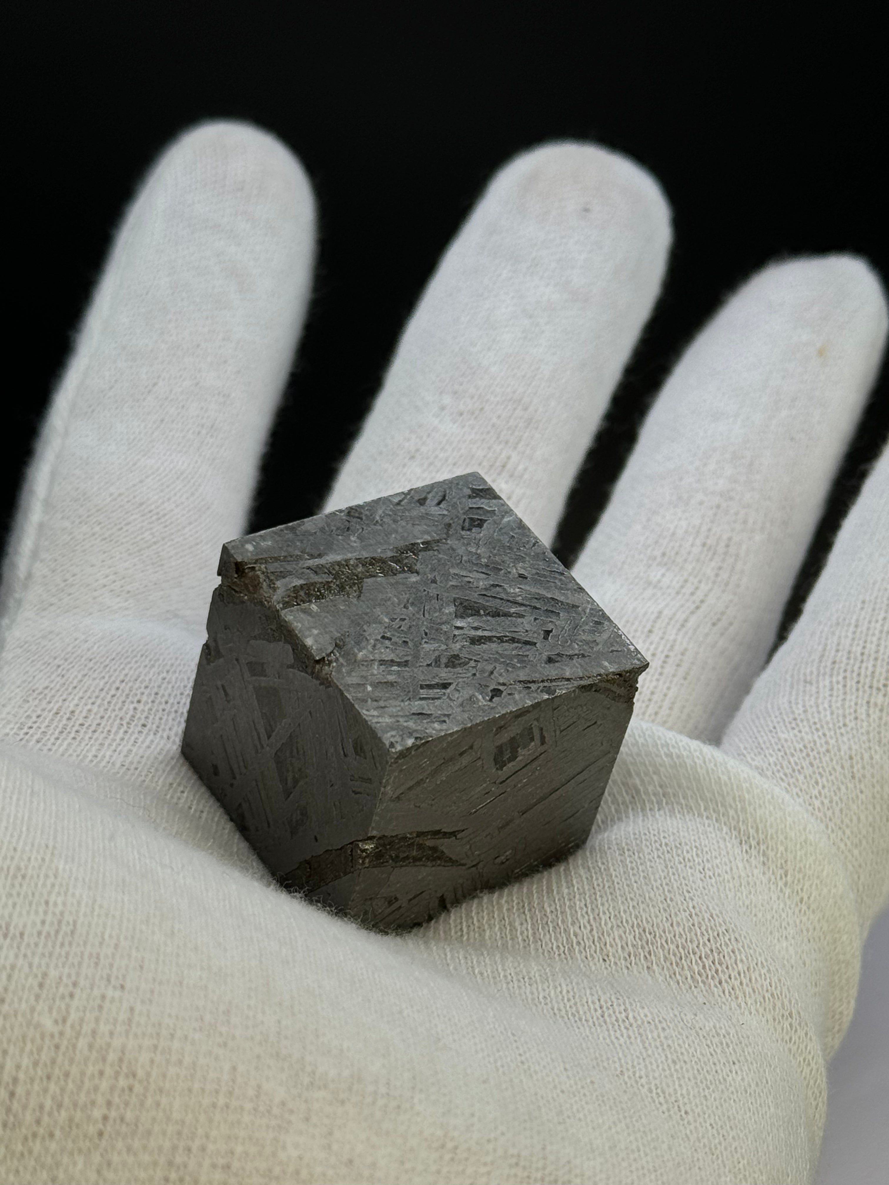 Aletai Meteorite cube, Gobi Desert, China.