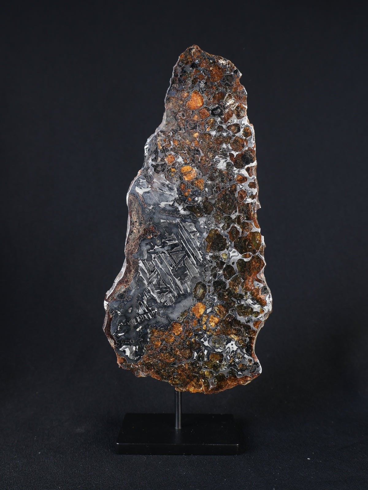 SEYMCHAN METEORITE, MAGADAN REGION, RUSSIA. 129,2 GRAMS SLICE.