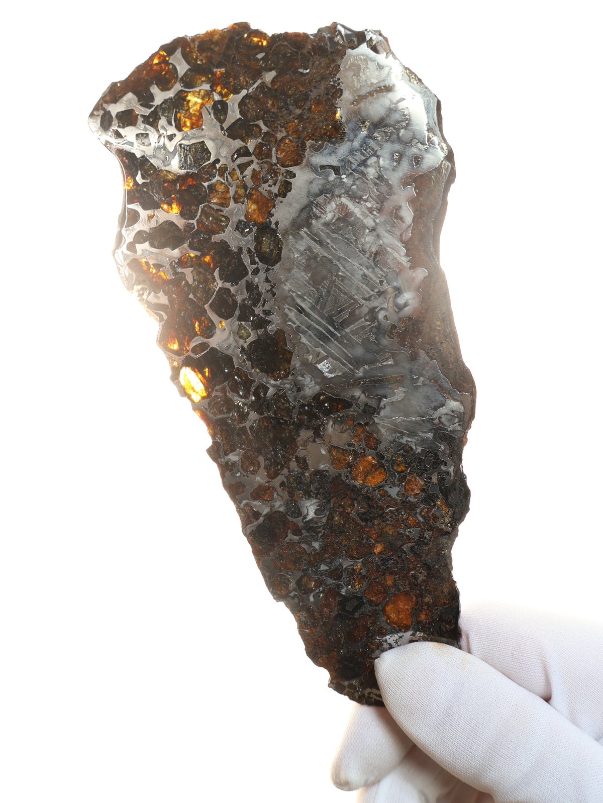 SEYMCHAN METEORITE, MAGADAN REGION, RUSSIA. 129,2 GRAMS SLICE.
