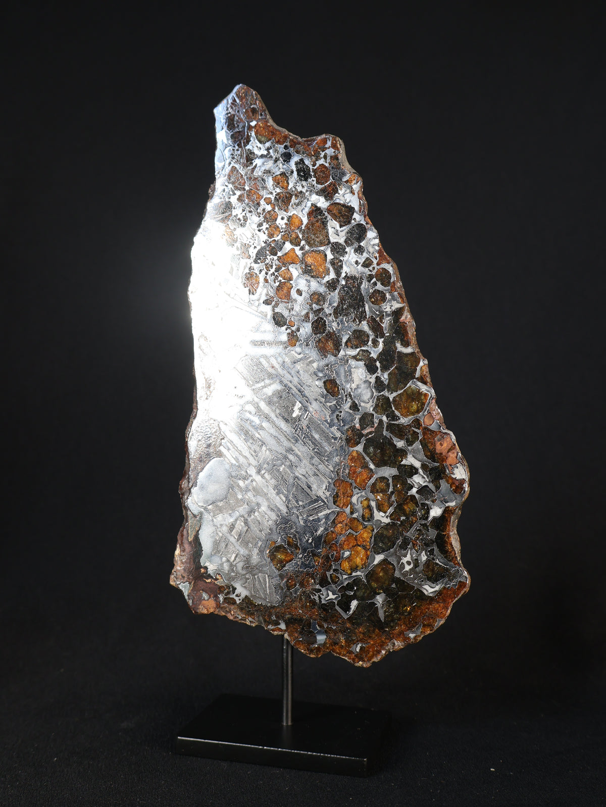 SEYMCHAN METEORITE, MAGADAN REGION, RUSSIA. 162,20 GRAMS SLICE.