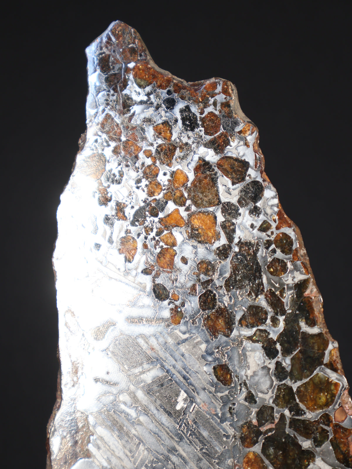 SEYMCHAN METEORITE, MAGADAN REGION, RUSSIA. 162,20 GRAMS SLICE.