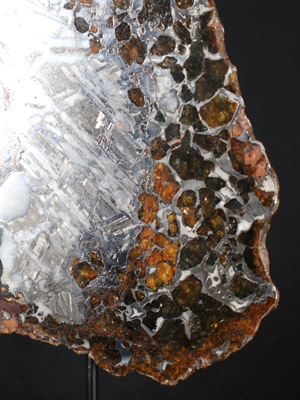 SEYMCHAN METEORITE, MAGADAN REGION, RUSSIA. 162,20 GRAMS SLICE.