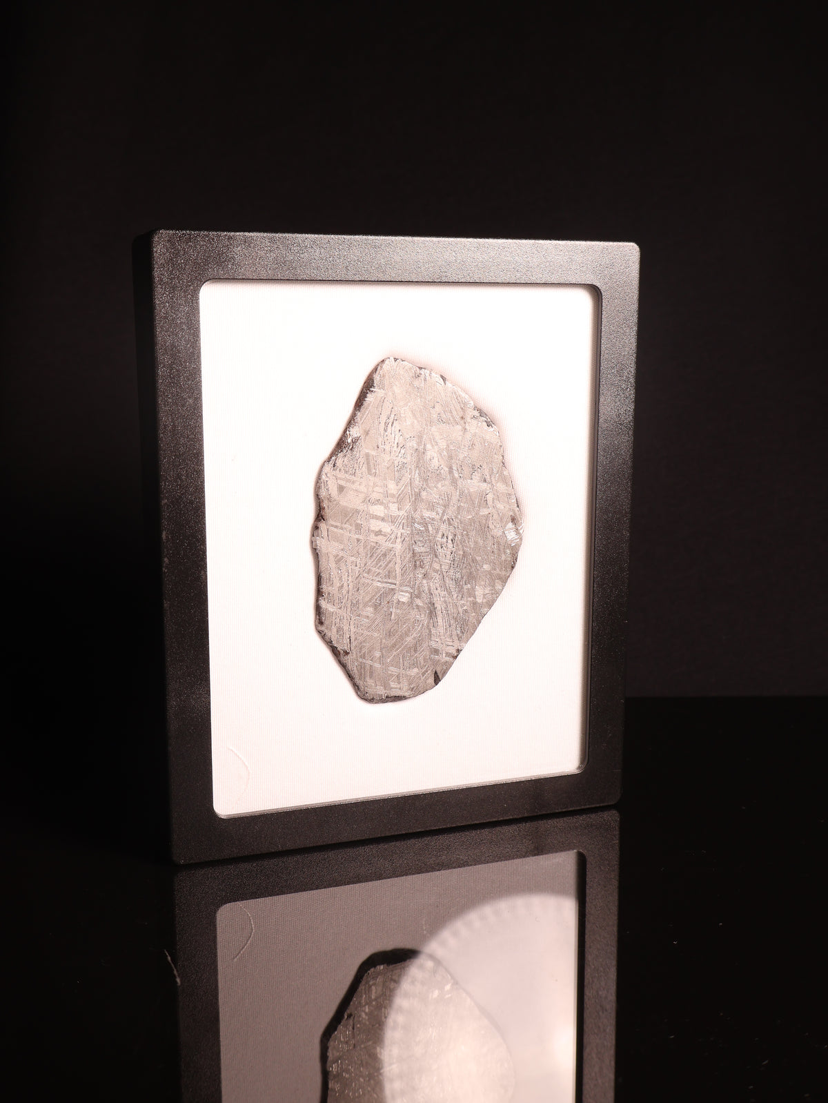 Muonionalusta Meteorite, Sweden. Slice 76.84 grams