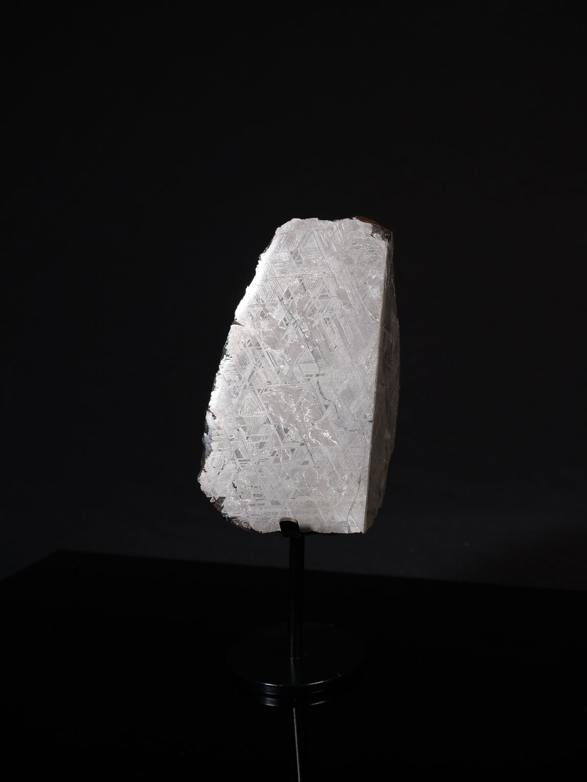 MUONIONALUSTA METEORITE, SWEDEN. 887 GRAMS END-CUT.