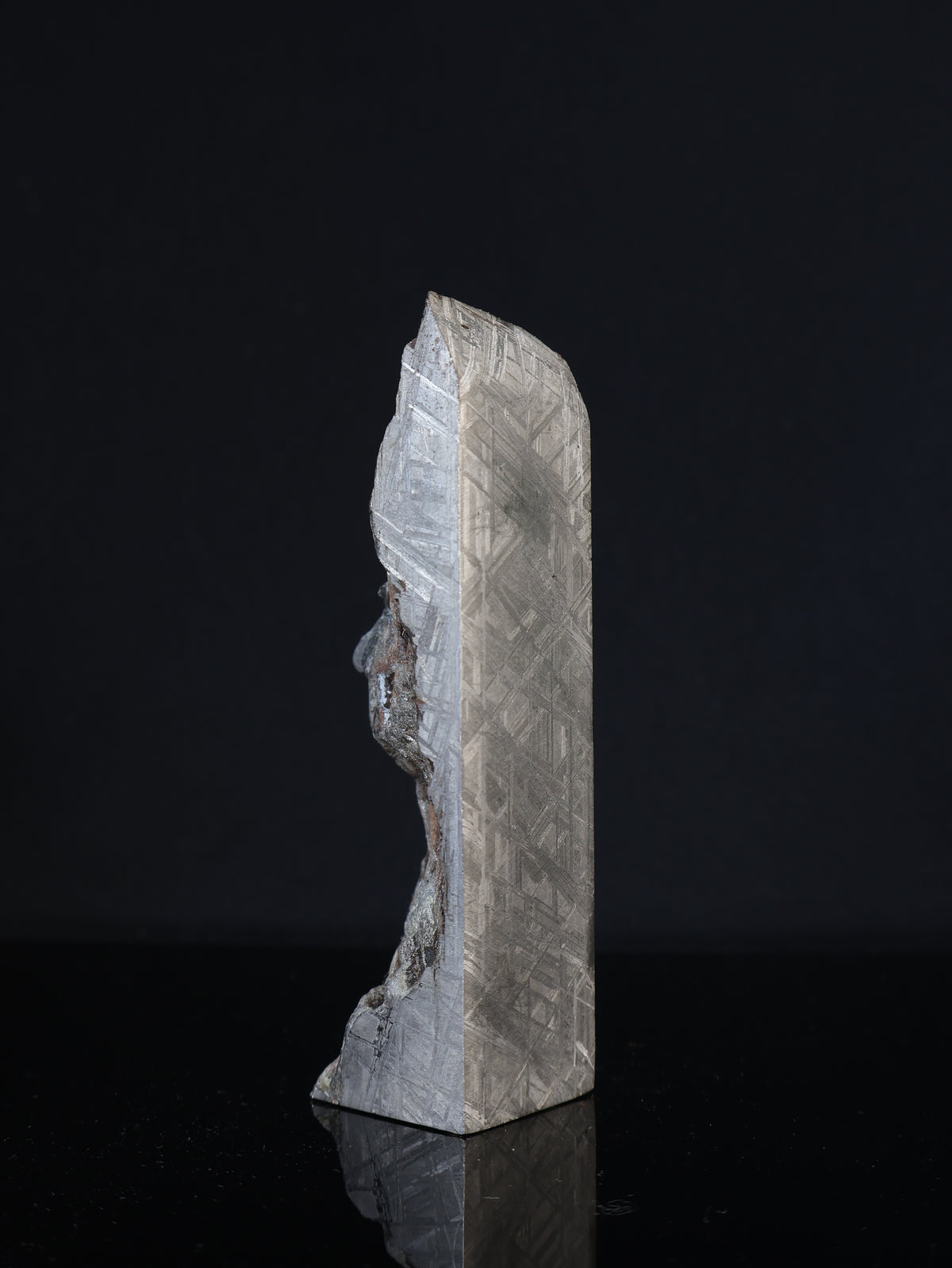 MUONIONALUSTA METEORITE, SWEDEN. 560 GRAMS END-CUT.