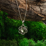Moldavite Orbit pendant